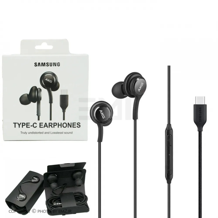 هندزفری سامسونگ مدل TYPE-C AKG کنفی پکدار