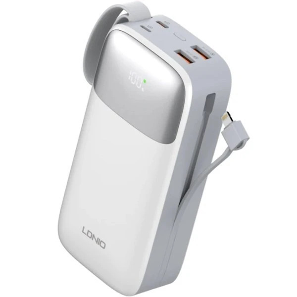 پاوربانک الدینیو مدل PQ30 ظرفیت 30000 میلی آمپر ساعت